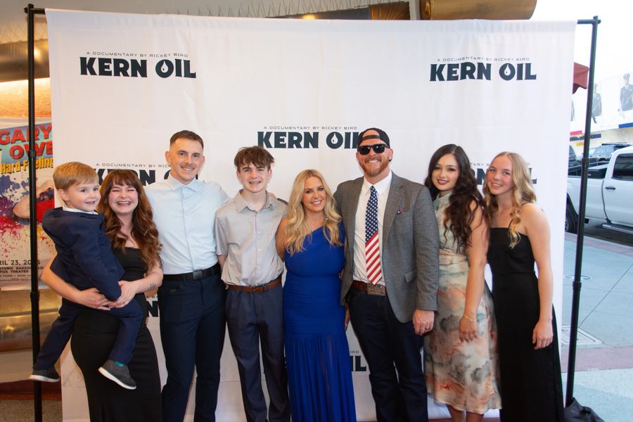 Interview on location — Kern County oilfields