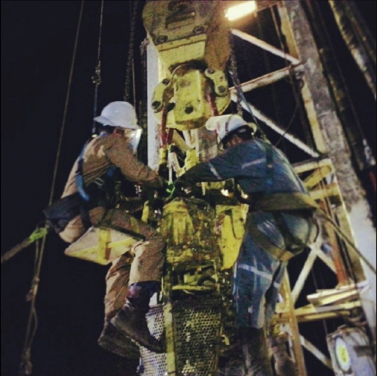 Rickey Bird Sr. and Rickey Bird Jr. — third-generation oil workers